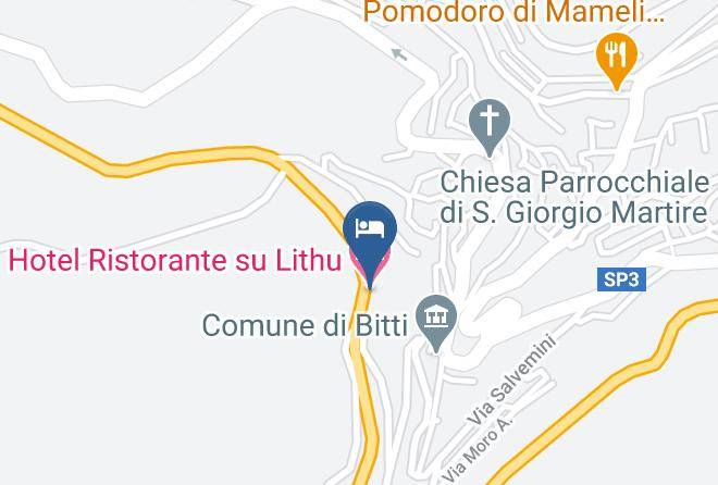 Nuoro - Hotel Ristorante Su Lithu Maps