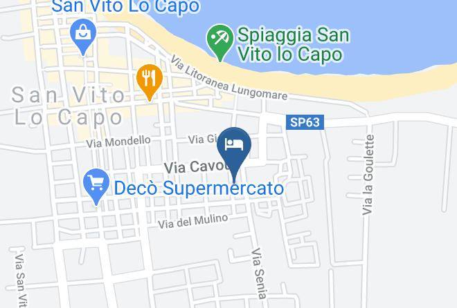 Trapani - Hotel Ristorante Trinacria Maps