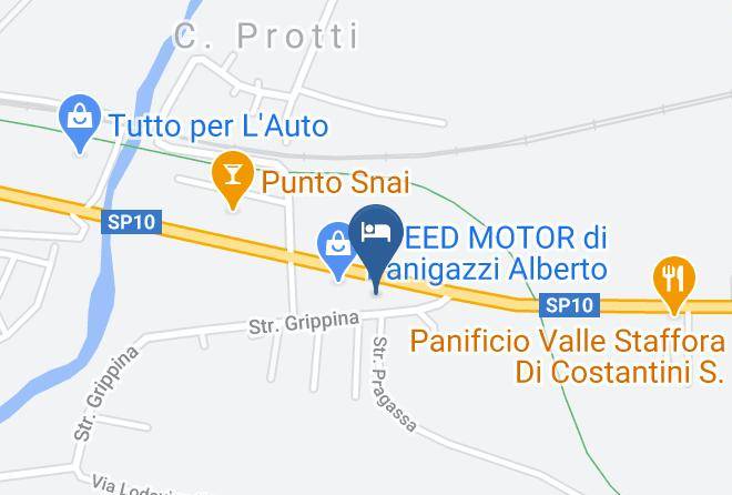 Pavia - Hotel Ristorante Zenit Maps