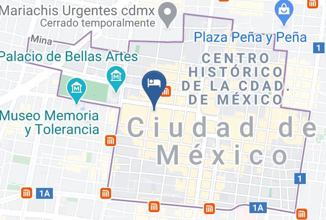 Cuauhtemoc - Hotel Ritz Ciudad De Mexico Maps