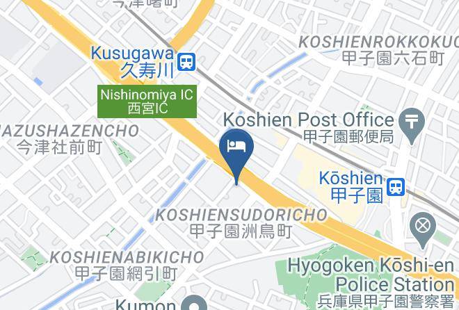 Nishinomiya City - Hotel Ritz Koshien Maps