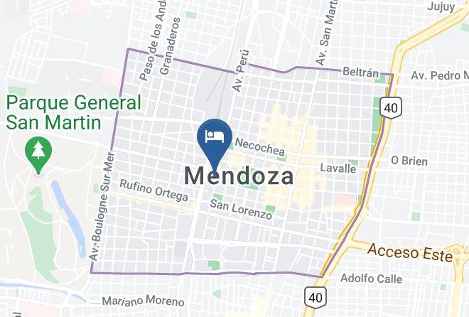 Mendoza - Ritz Hotel Mendoza Maps