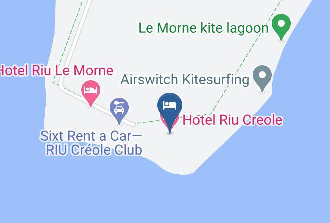 Le Morne - Hotel Riu Creole Maps