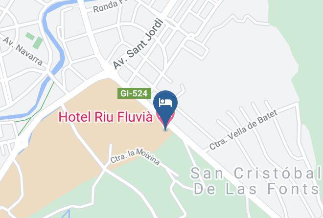 Hotel Riu Fluvia Map