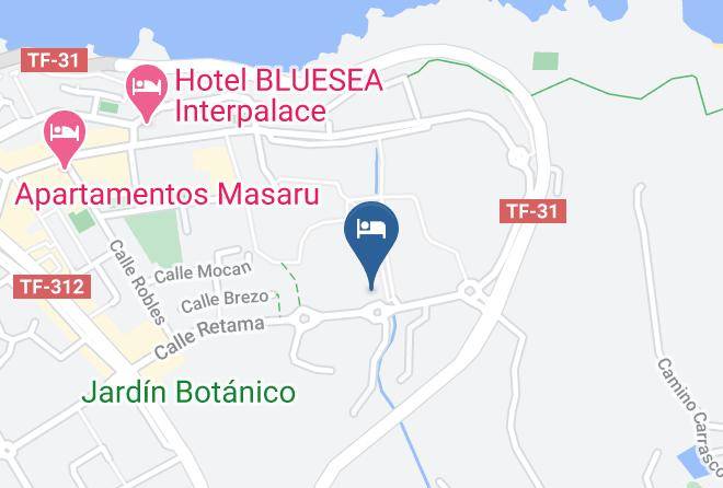 Santa Cruz De Tenerife - Hotel Riu Garoe Maps