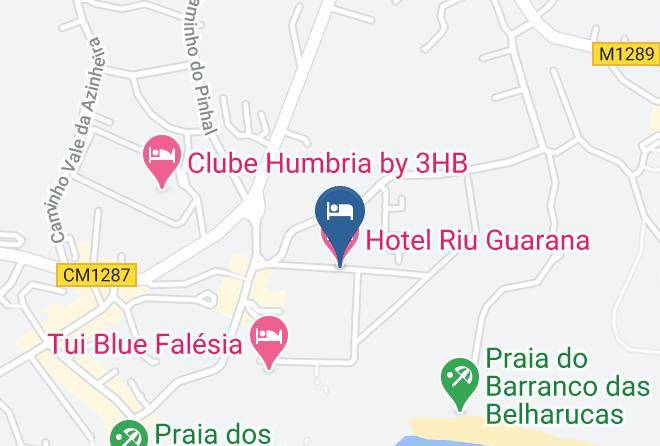 Albufeira - Hotel Riu Guarana Maps