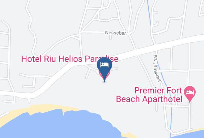 Nesebar - Hotel Riu Helios Paradise Maps
