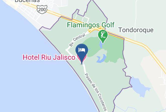 Bahia De Banderas - Hotel Riu Jalisco Maps