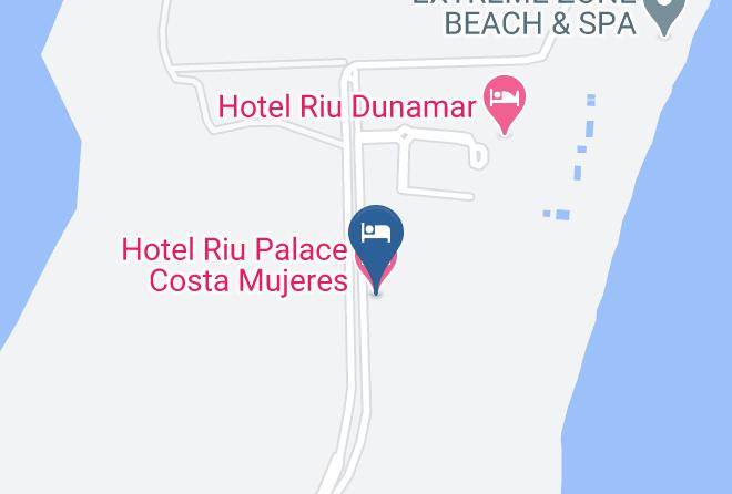 Isla Mujeres - Hotel Riu Palace Costa Mujeres Maps
