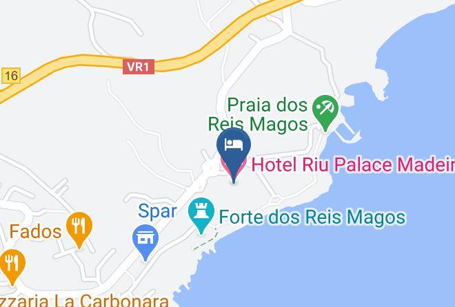 Hotel Riu Palace Madeira Map