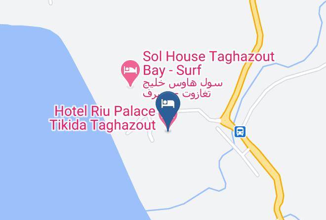 Souss Massa Draa - Hotel Riu Palace Tikida Taghazout Maps