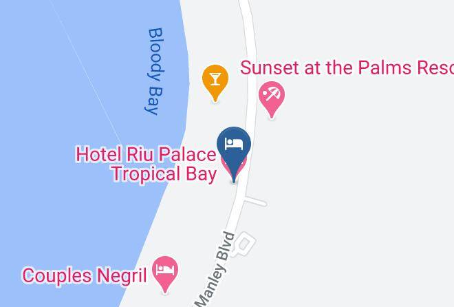Hotel Riu Palace Tropical Bay Map