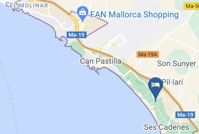 Baleares - Hotel Riu Playa Park Maps