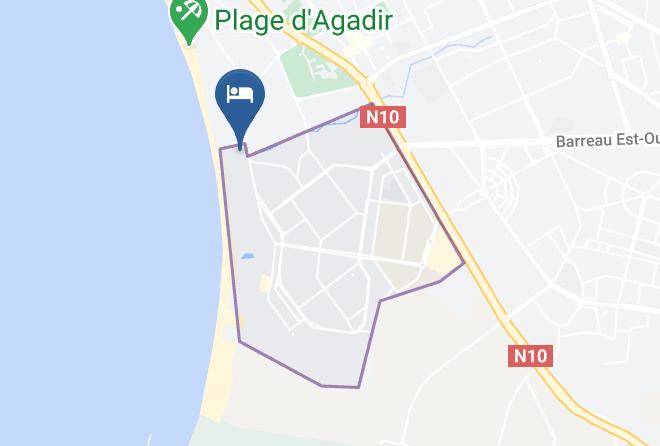 Agadir - Hotel Riu Tikida Beach Maps