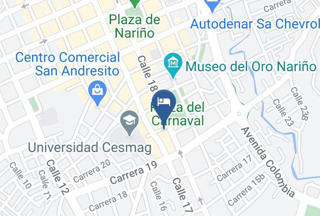 Pasto - Hotel Rivadeneira Maps