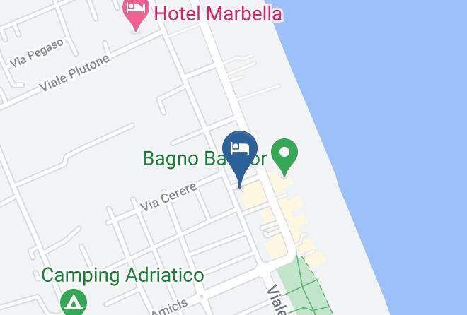 Ravenna - Hotel Rivamare Garni Maps