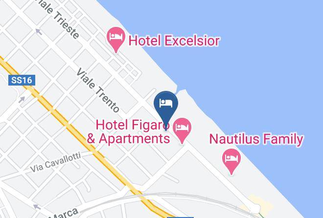Pesaro And Urbino - Hotel Rivazzurra Maps