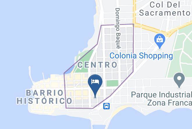Colonia Del Sacramento - Hotel Rivera Maps