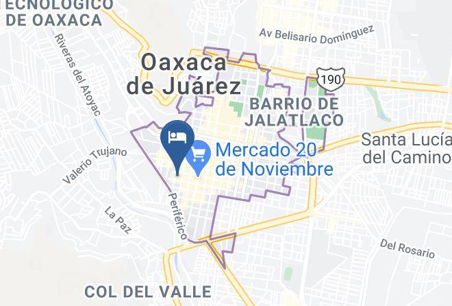 Oaxaca De Juarez - Hotel Rivera Del Angel Maps