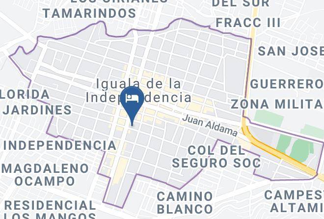 Iguala De La Independencia - Hotel Rivera Maps