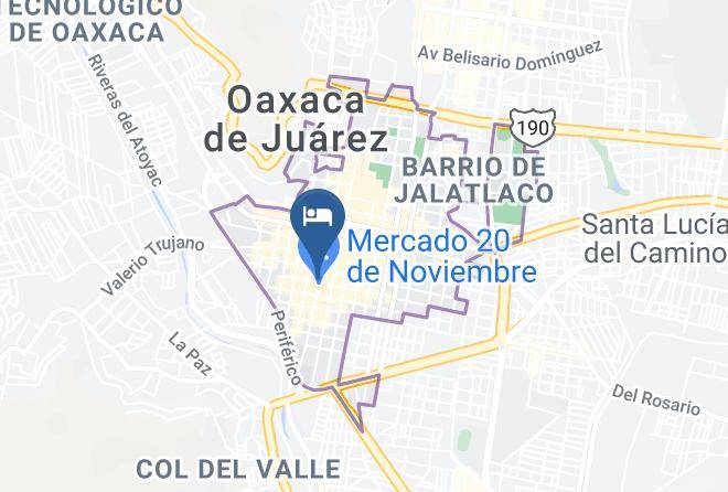 Oaxaca De Juarez - Hotel Rivera Maps
