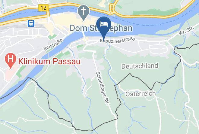 Hotel Rivers Passau Map