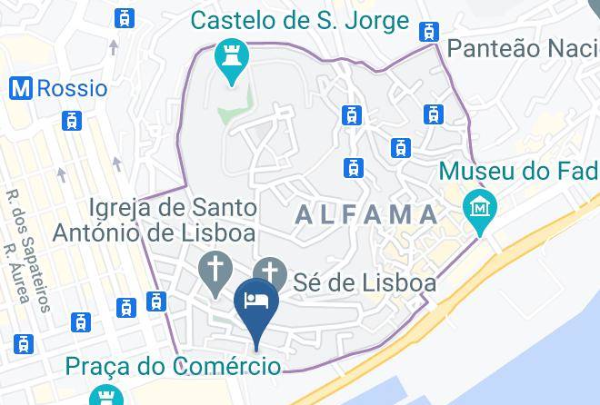 Lisbon - Hotel Riverside Alfama Maps