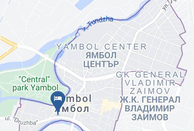 Yambol - Hotel Riverside Maps
