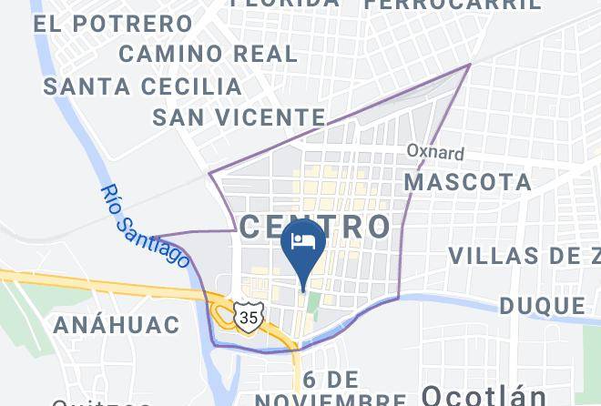 Ocotlan - Hotel Riverside Maps