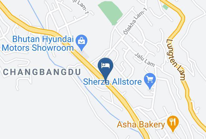Thimphu - Hotel Rivervalley Maps