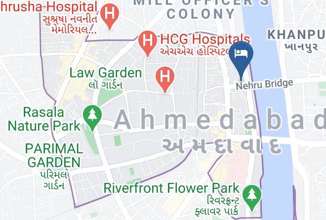 Ahmadabad - Hotel Riverview Maps
