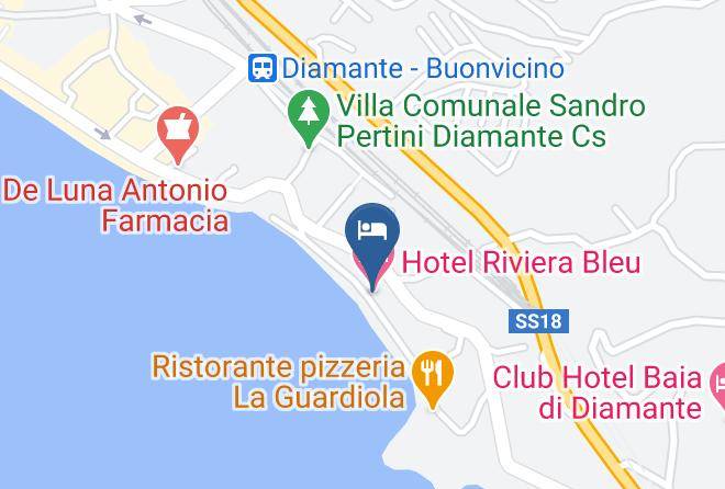 Cosenza - Hotel Riviera Bleu Maps