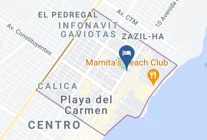 Solidaridad - Hotel Riviera Caribe Maya Maps