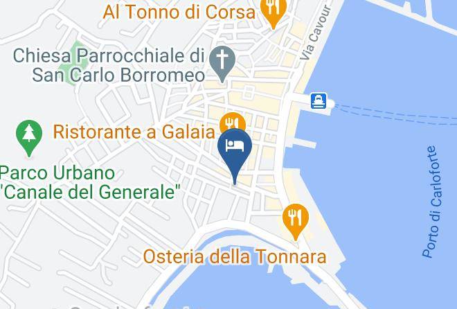 Province Of South Sardinia - B&b Darsenetta Maps