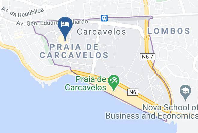 Cascais - Riviera Hotel Carcavelos Maps