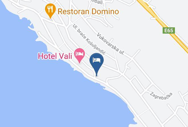 Crikvenica - Hotel Riviera Maps