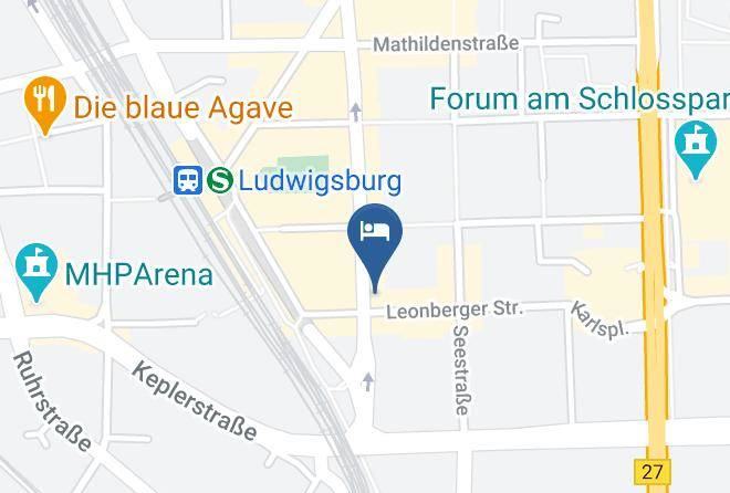 Hotel Riviera Ludwigsburg Map