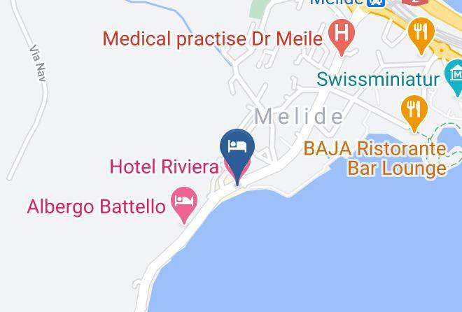 Lugano - Hotel Riviera Maps