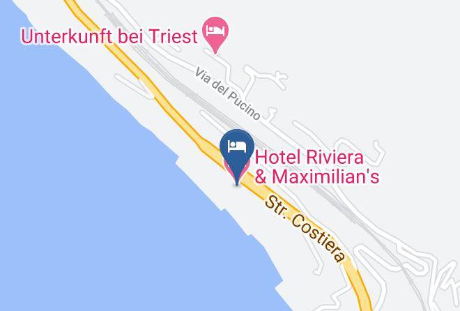 Trieste - Hotel Riviera & Maximilian's Maps