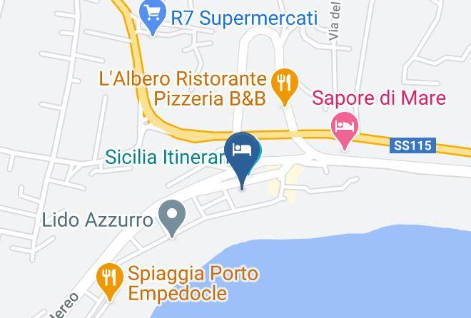 Agrigento - Hotel Riviera Palace Maps