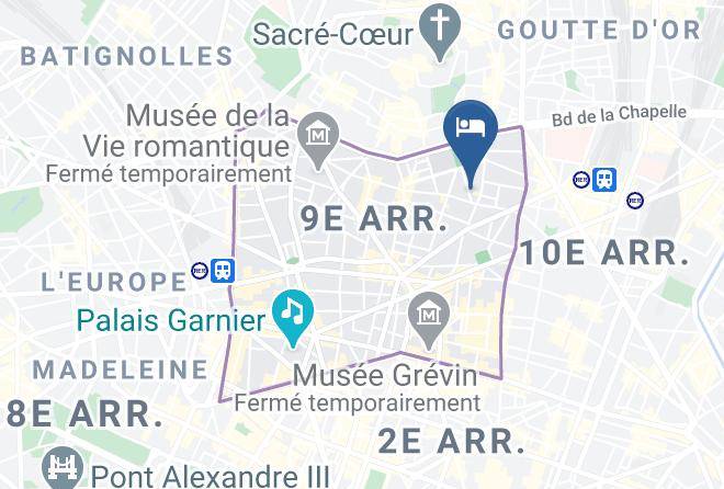 Hotel Riviera Paris Map