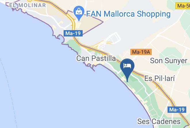 Baleares - Hotel Riviera Playa Maps