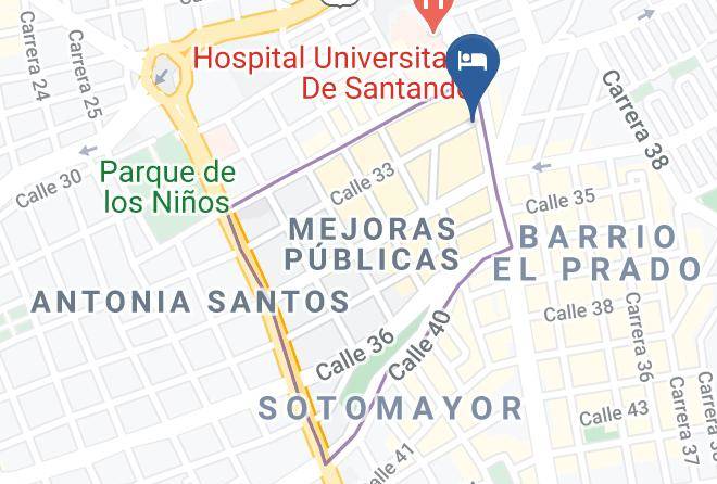 Bucaramanga - Hotel Riviera Plaza Maps