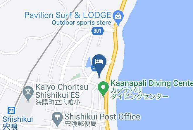 Kaiyo Townama District - Hotel Riviera Shishikui Maps
