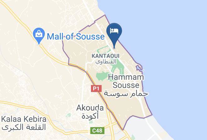 Tunisia - Hotel Riviera Sousse Port El Kantaoui Maps
