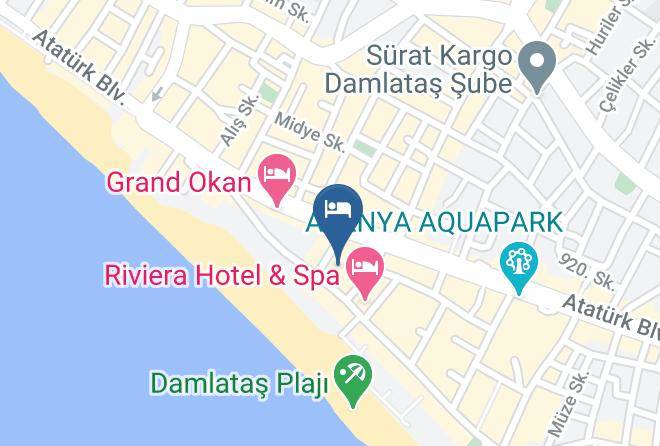 Alanya - Hotel Riviera Zen Maps