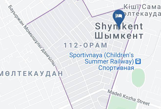 Shymkent - Hotel Rixos Khadisha Maps