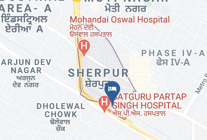 Ludhiana - Hotel Riyasat Maps