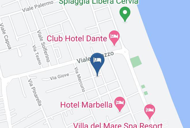 Ravenna - Hotel Riz Cervia Maps