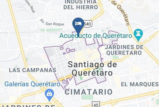 Hotel Rj Queretaro Mapa
 - Queretaro - Santiago De Queretaro